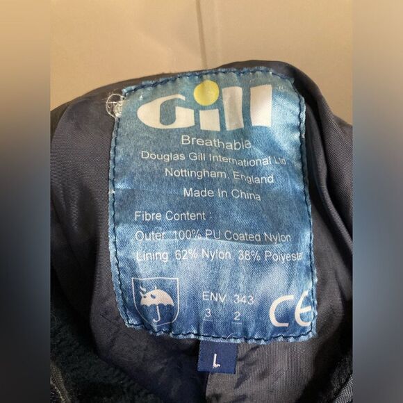 VTG Gill Waterproof Sailing Jacket Men's Size Large - Picture 2 of 4